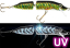 Воблер Jaxon HS Pike Fat UV 2-section 13cm 21g #P