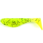Силикон FishUp Wizzy 1.5" (10шт) #055 - Chartreuse Black