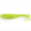 Силікон FishUp Wizzle Shad 2" (10шт) #055 - Chartreuse Black
